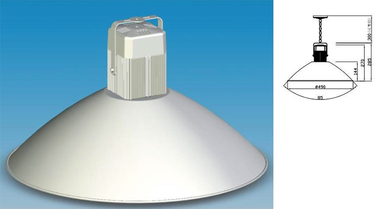 Campana de LED 60W - P001